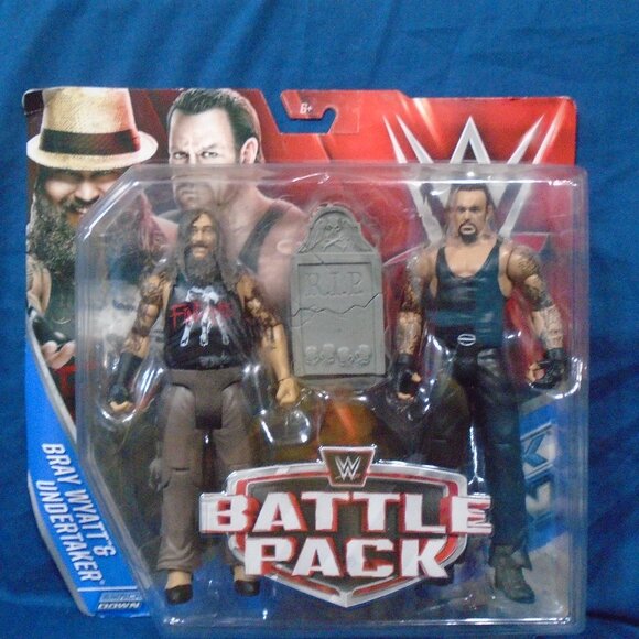 WWE Smackdown Battle Pack Series Bray Wyatt and Undertaker Action Figures - Picture 1 of 2